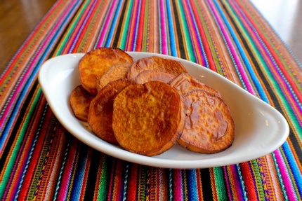 Camotes Fritos - Fried Sweet Potato fries.