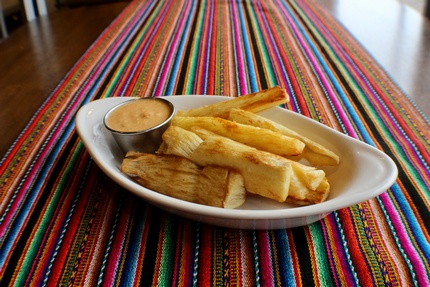Yucas Fritas - Yucas Fritas are the quintessential Peruvian snack. Similar to French Fries, but made with the South American Yuca.